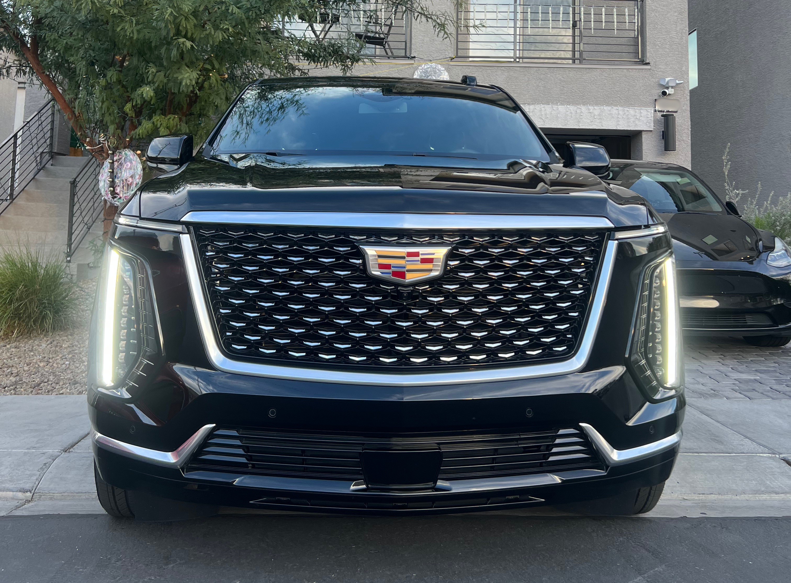 Front view of Escalade