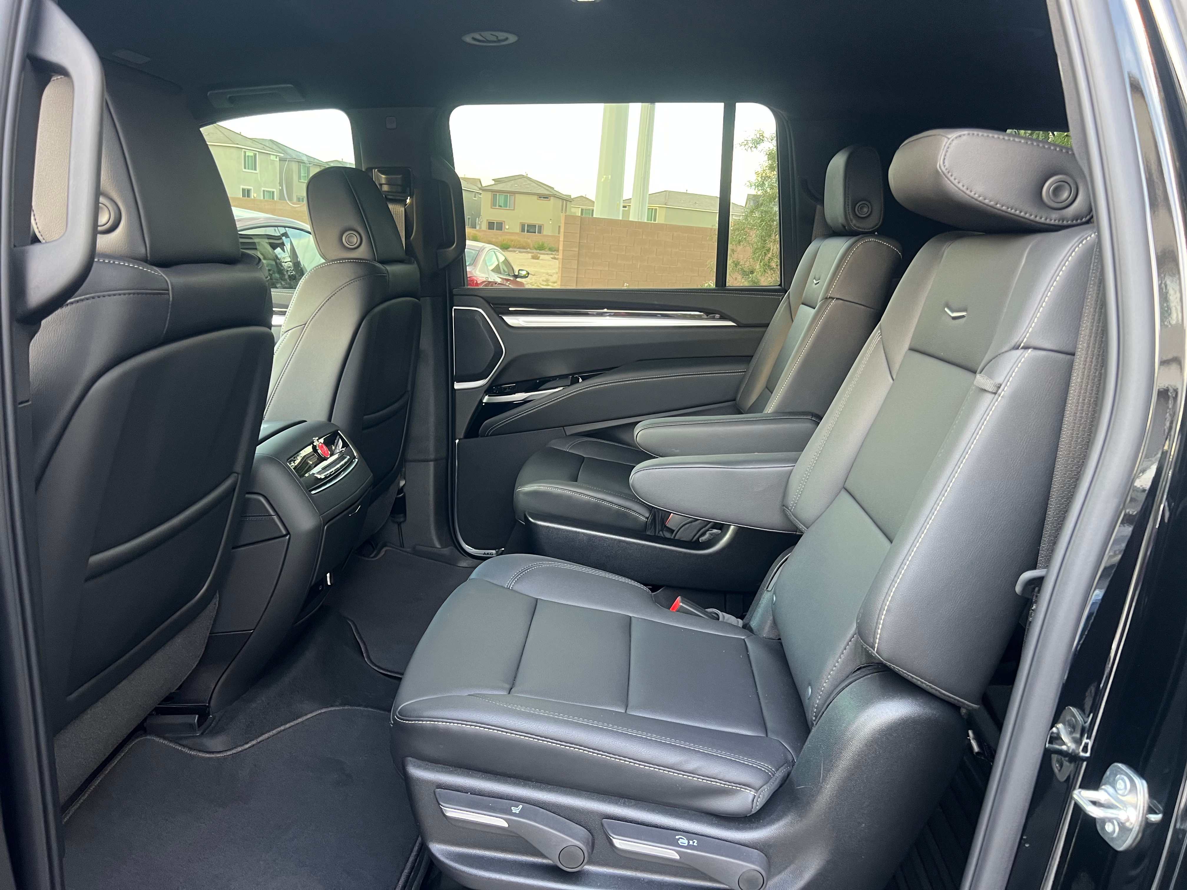 Interior view of Escalade