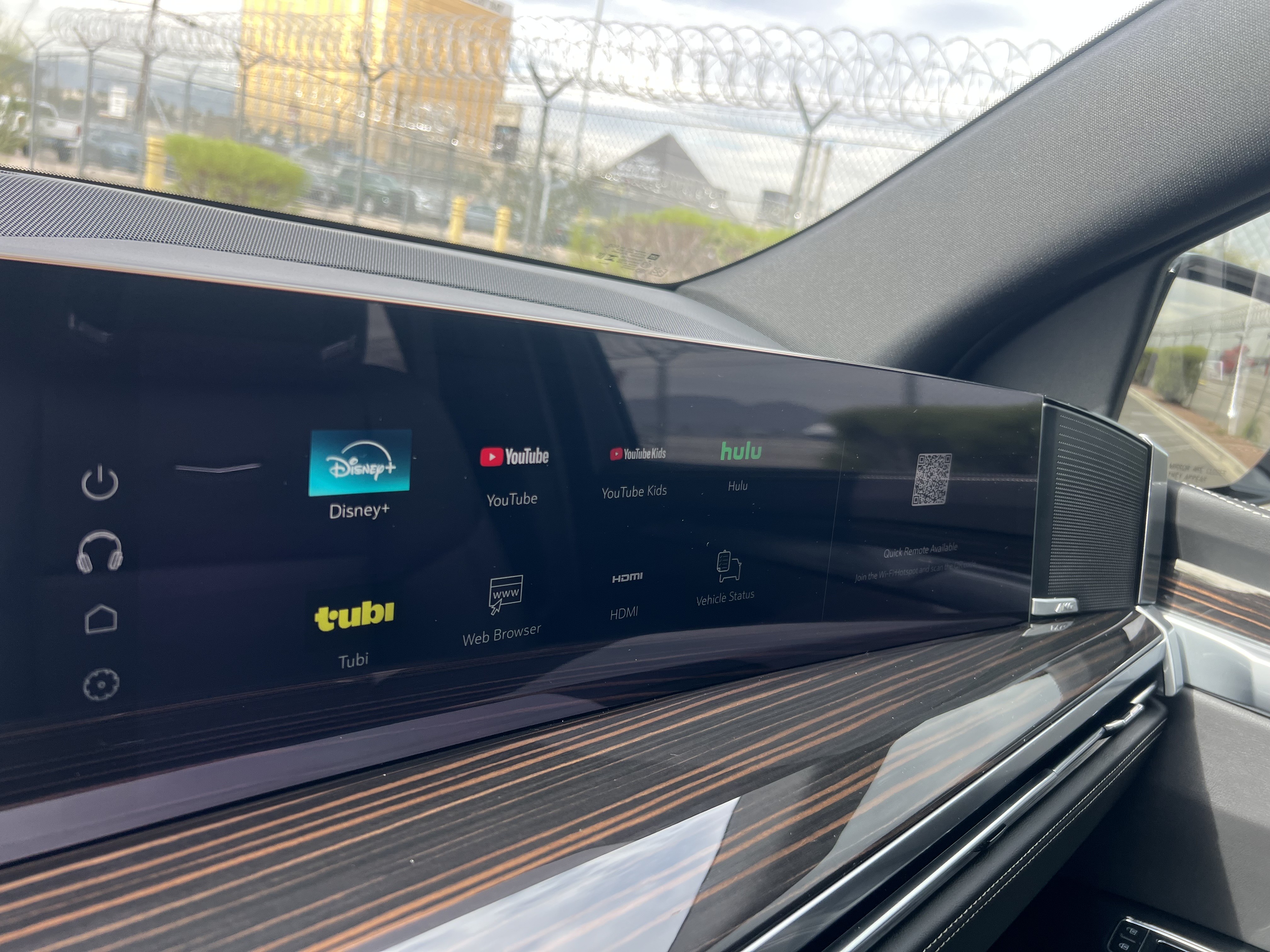 Interior view of Escalade